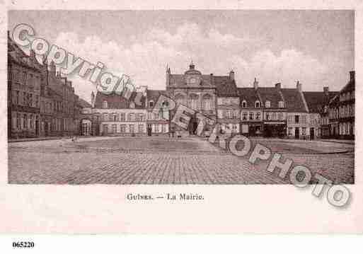 Ville de GUINES, carte postale ancienne