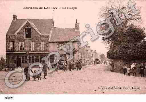 Ville de HORPS(LE), carte postale ancienne