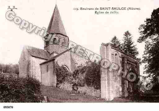 Ville de JAILLY, carte postale ancienne