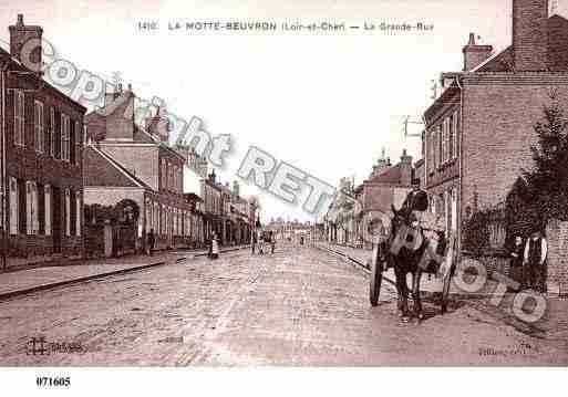 Ville de LAMOTTEBEUVRON, carte postale ancienne