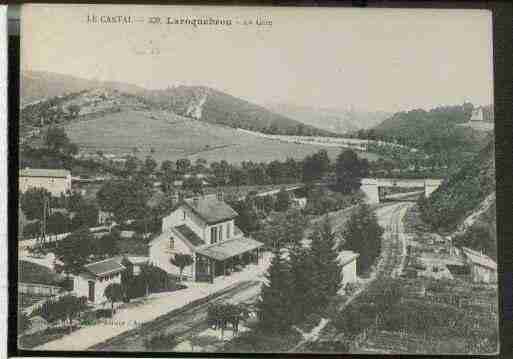 Ville de LAROQUEBROU, carte postale ancienne