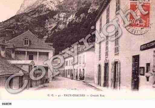 Ville de LARUNS, carte postale ancienne