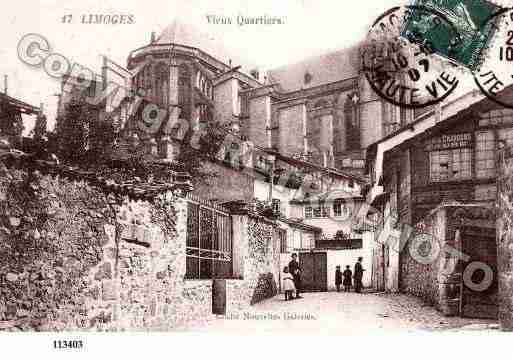 Ville de LIMOGES, carte postale ancienne