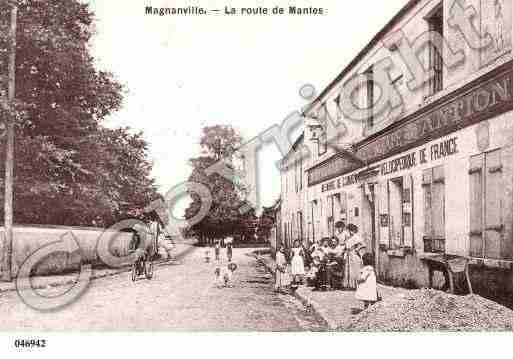 Ville de MAGNANVILLE, carte postale ancienne Ville de MAGNANVILLE, carte postale ancienne