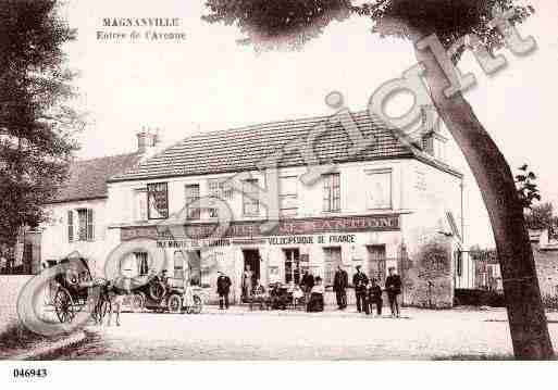 Ville de MAGNANVILLE, carte postale ancienne