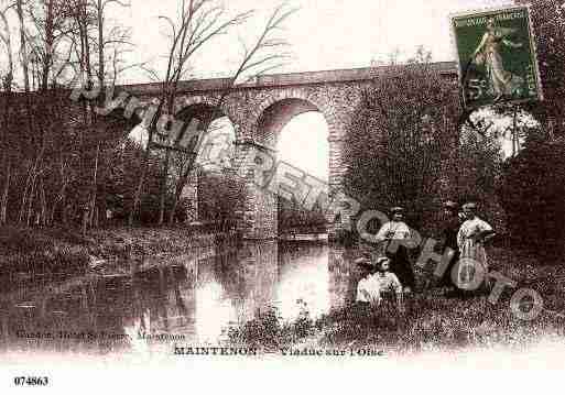 Ville de MAINTENON, carte postale ancienne