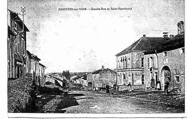 Ville de MANDRESVAIR, carte postale ancienne