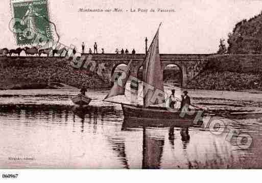 Ville de MONTMARTINSURMER, carte postale ancienne