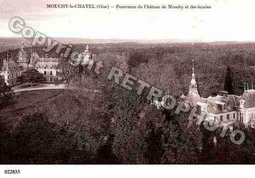 Ville de MOUCHYLECHATEL, carte postale ancienne