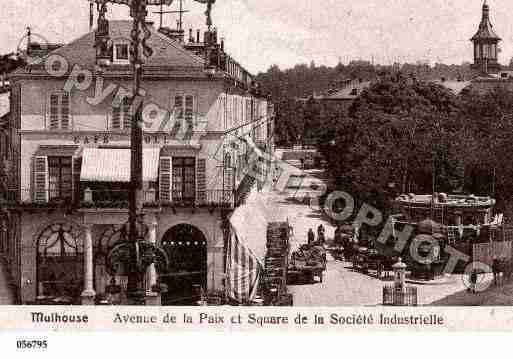 Ville de MULHOUSE, carte postale ancienne