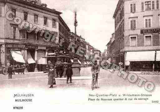 Ville de MULHOUSE, carte postale ancienne