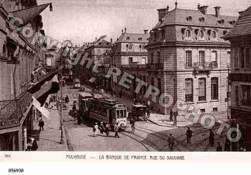 Ville de MULHOUSE, carte postale ancienne