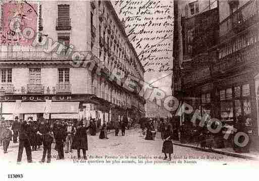 Ville de NANTES, carte postale ancienne