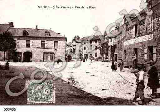 Ville de NEDDE, carte postale ancienne