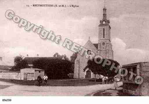 Ville de NEUFMOUTIERSENBRIE, carte postale ancienne