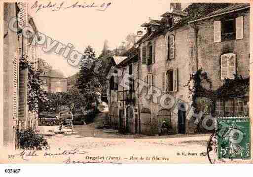Ville de ORGELET, carte postale ancienne
