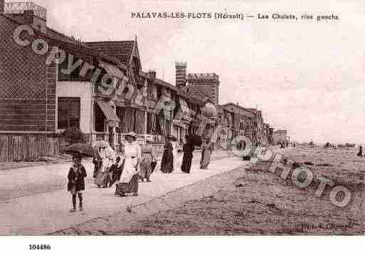 Ville de PALAVASLESFLOTS, carte postale ancienne