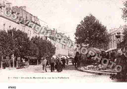 Ville de PAU, carte postale ancienne