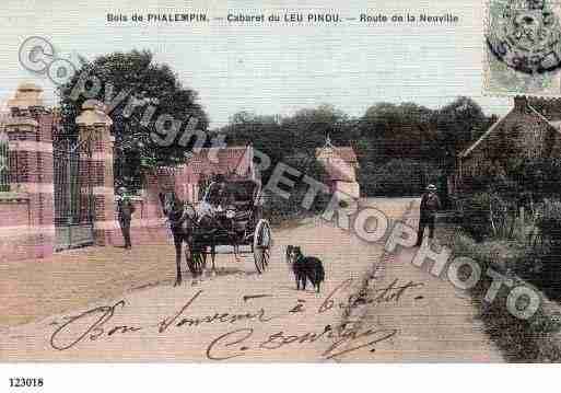 Ville de PHALEMPIN, carte postale ancienne