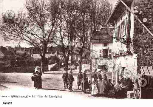 Ville de QUIMPERLE, carte postale ancienne