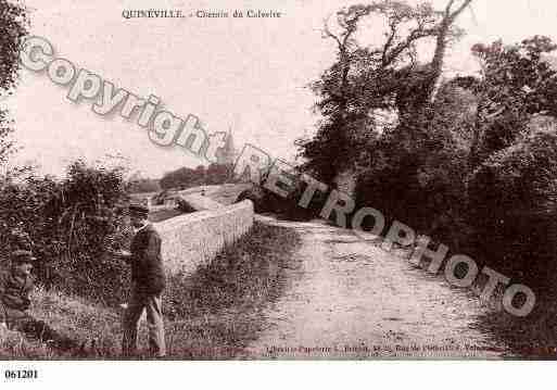 Ville de QUINEVILLE, carte postale ancienne