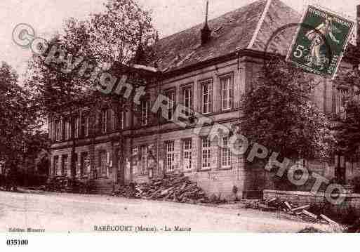 Ville de RARECOURT, carte postale ancienne