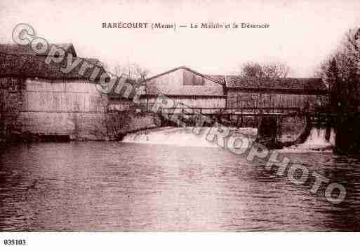 Ville de RARECOURT, carte postale ancienne