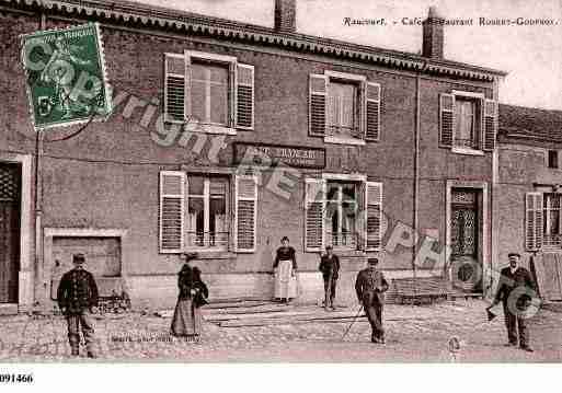 Ville de RAUCOURT, carte postale ancienne