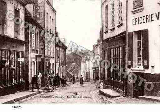 Ville de REMALARD, carte postale ancienne