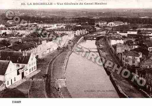 Ville de ROCHELLE(LA), carte postale ancienne