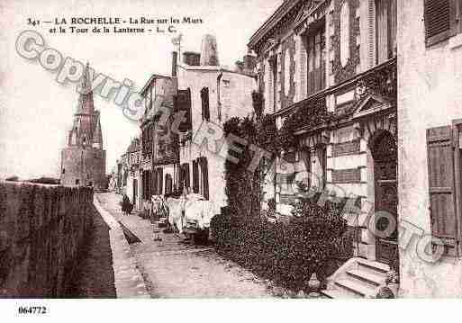 Ville de ROCHELLE(LA), carte postale ancienne