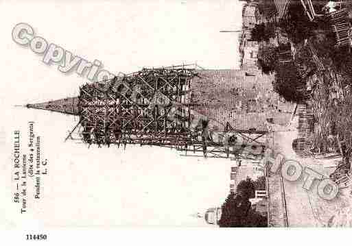 Ville de ROCHELLE(LA), carte postale ancienne