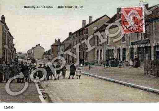 Ville de ROMILLYSURSEINE, carte postale ancienne