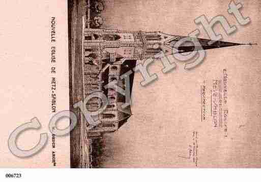 Ville de SABLON, carte postale ancienne Ville de SABLON, carte postale ancienne