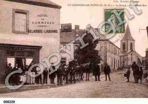 Ville de SAINTGEORGESDEMONS, carte postale ancienne