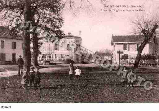 Ville de SAINTMAGNE, carte postale ancienne