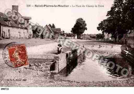 Ville de SAINTPIERRELEMOUTIER, carte postale ancienne