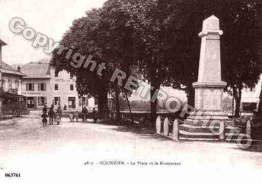 Ville de SCIONZIERNEYROLLES, carte postale ancienne