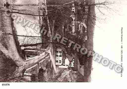 Ville de SOLIGNAC, carte postale ancienne