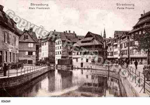 Ville de STRASBOURG, carte postale ancienne