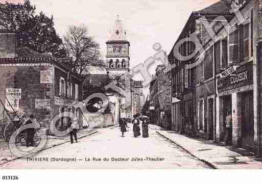 Ville de THIVIERS, carte postale ancienne