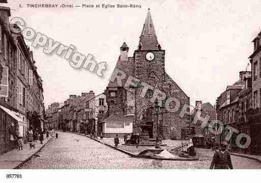 Ville de TINCHEBRAY, carte postale ancienne