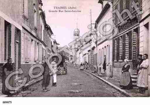 Ville de TRAINEL, carte postale ancienne