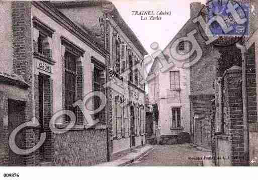 Ville de TRAINEL, carte postale ancienne