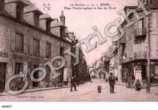 Ville de USSEL, carte postale ancienne