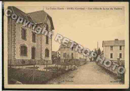 Ville de USSEL, carte postale ancienne