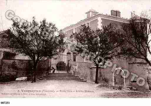 Ville de VACQUEYRAS, carte postale ancienne