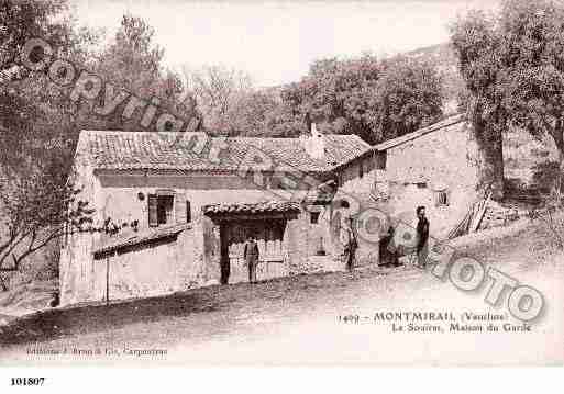 Ville de VACQUEYRAS, carte postale ancienne