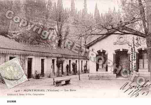 Ville de VACQUEYRAS, carte postale ancienne