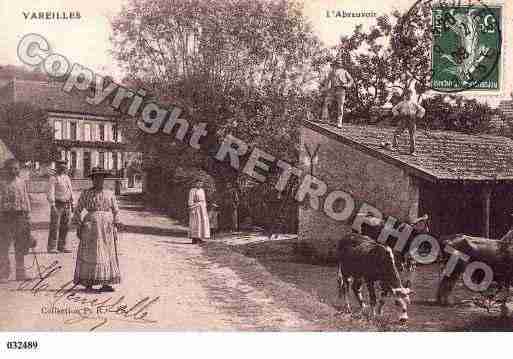 Ville de VAREILLES, carte postale ancienne